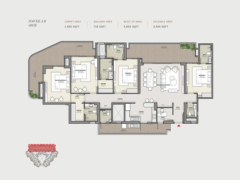 4bhk-servent-floor-plan
